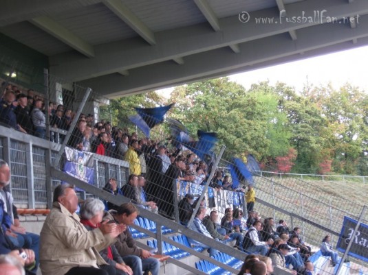 BSC : SVW - Waldhof Fans hinter Ultras Fahne