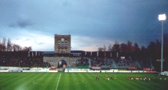 Spieler laufen ein